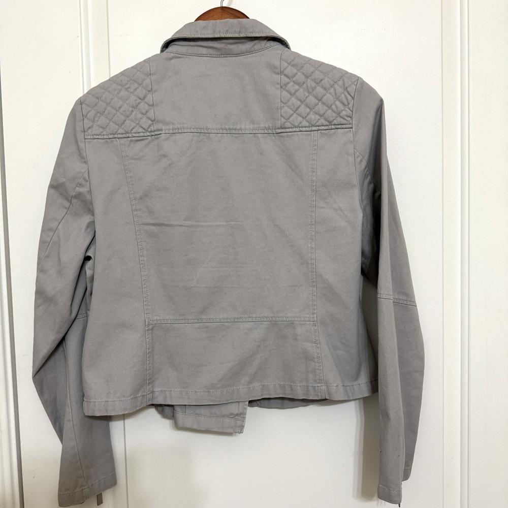 7 for all mankind 100% cotton moto jacket L - Picture 5 of 7